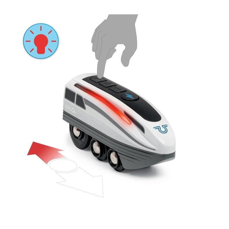 Electric train Locomotive with super fast batteries -7312350360035 - B