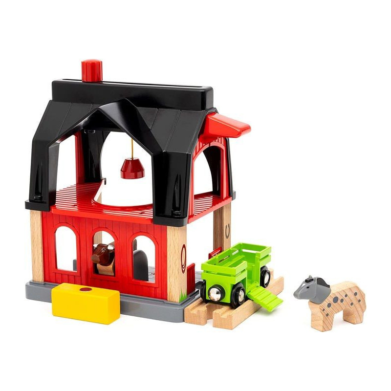 Animal barn - Accessory for wooden train circuit -7312350360127 - Brio