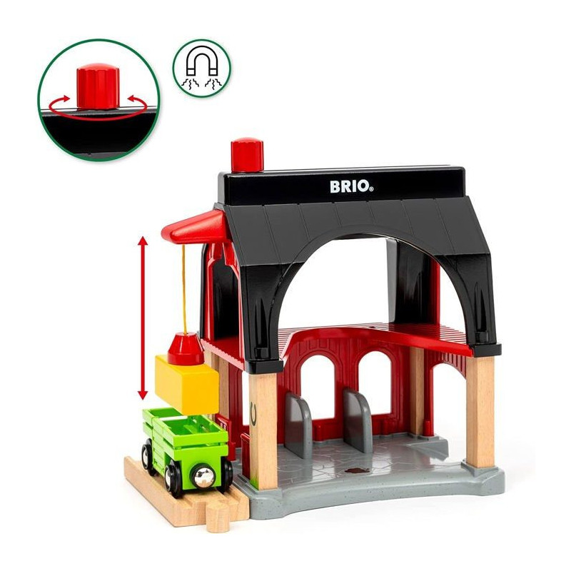 Animal barn - Accessory for wooden train circuit -7312350360127 - Brio