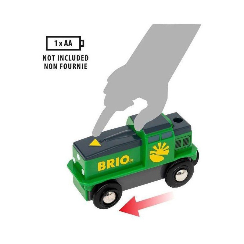 Brio Battery-powered farm train - wooden circuit