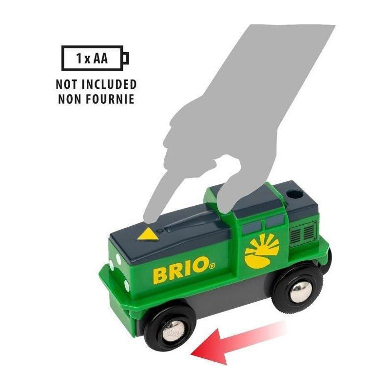 Brio Battery-powered farm train - wooden circuit