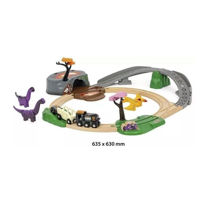BRIO Dinosaur Adventure Circuit-7312350360943-From 3 years old