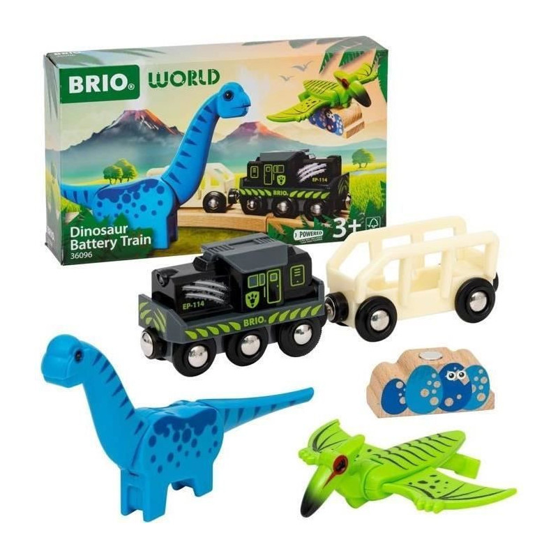 BRIO Dinosaur Battery Operated Train-7312350360967-Ages 3 and up