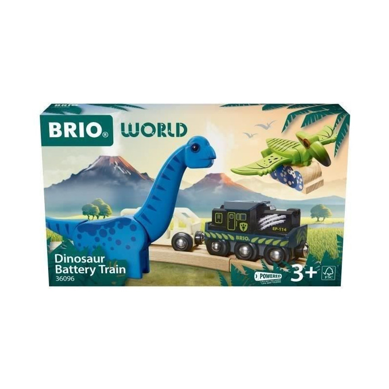 BRIO Dinosaur Battery Operated Train-7312350360967-Ages 3 and up