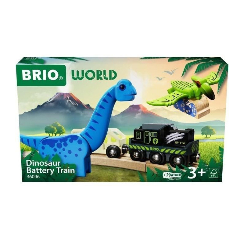 BRIO Dinosaur Battery Operated Train-7312350360967-Ages 3 and up