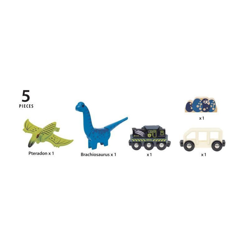 BRIO Dinosaur Battery Operated Train-7312350360967-Ages 3 and up