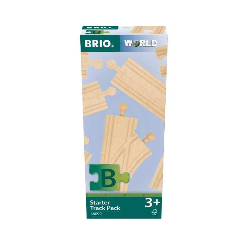 BRIO Starter Box - 12 Rails - Pack B-7312350360998-From 3 years