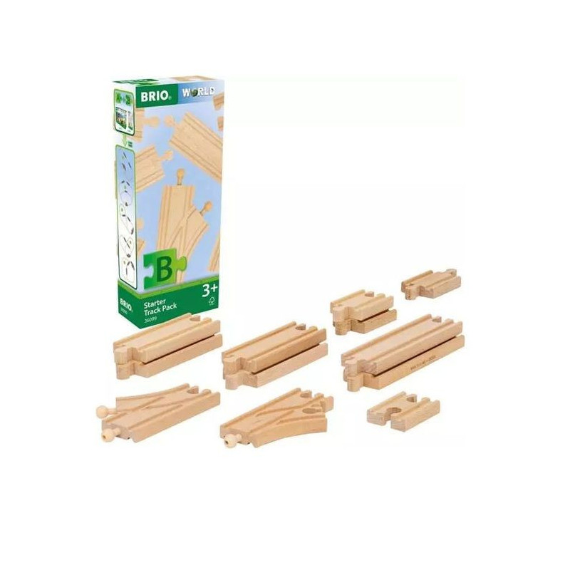 BRIO Starter Box - 12 Rails - Pack B-7312350360998-From 3 years