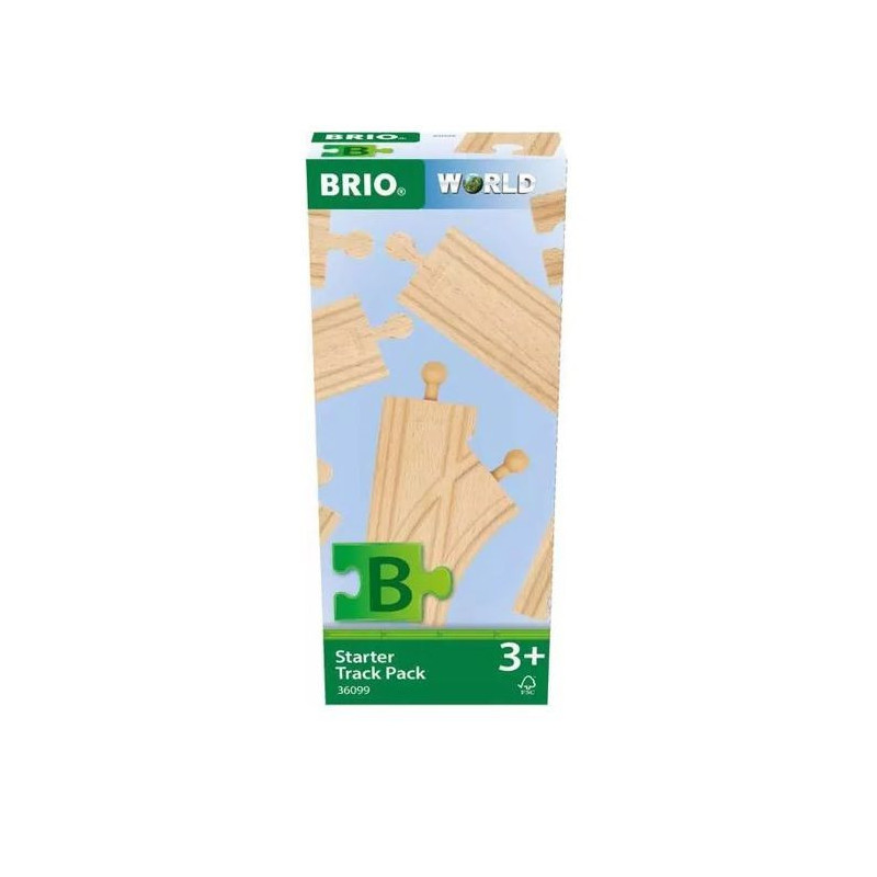 BRIO Starter Box - 12 Rails - Pack B-7312350360998-From 3 years