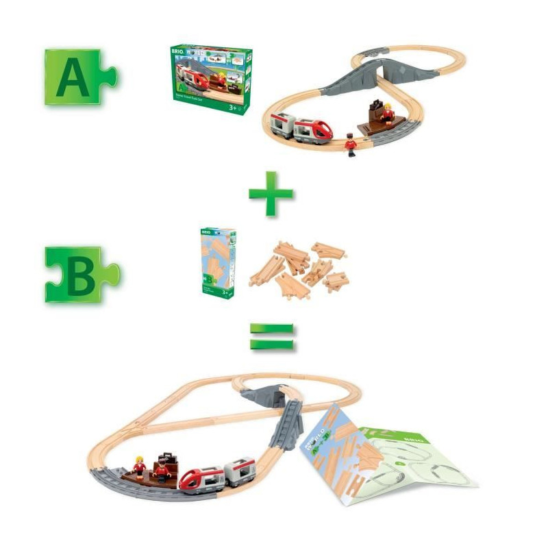 BRIO Starter Box - 12 Rails - Pack B-7312350360998-From 3 years