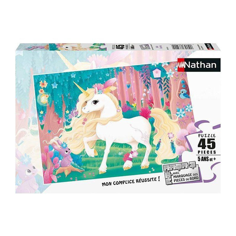 RAVENSBURGER - 45 pieces puzzle Pretty unicorn