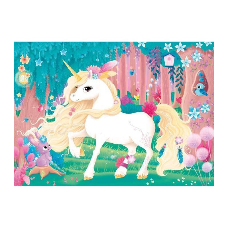 RAVENSBURGER - 45 pieces puzzle Pretty unicorn