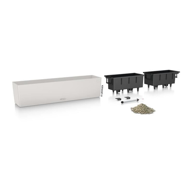 Jardiniere - Balconera color 80 - Complete kit - Light gray - 12 L - L