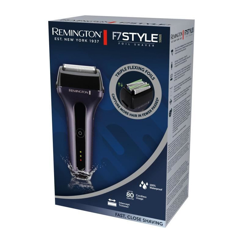 Cordless blade shaver - REMINGTON - F7000 - Tri-flex blades - Cutting