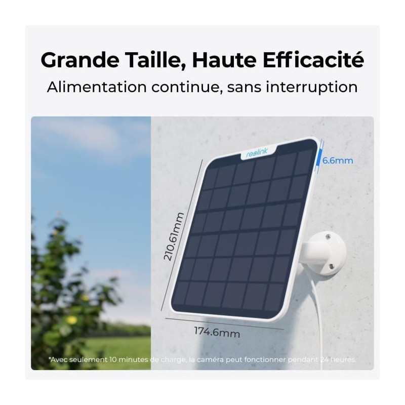 Solar panel - REOLINK - SR3 - 5.8 W - White