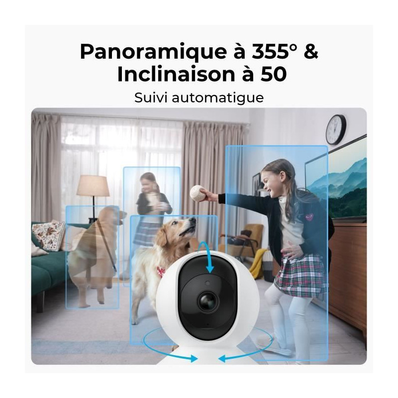 Indoor camera - REOLINK - E330 - 5MP - White
