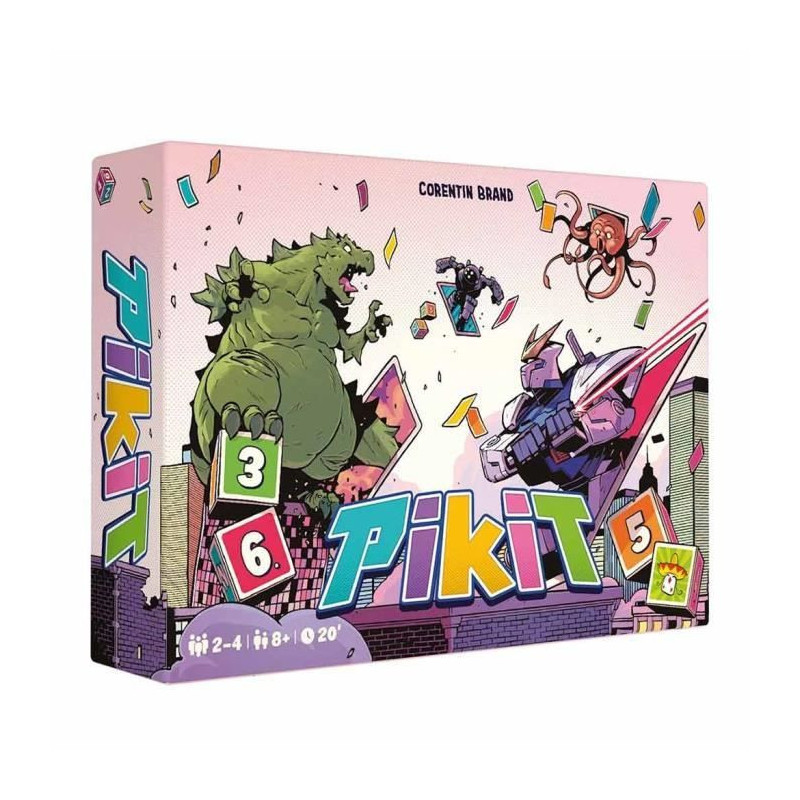 Board Game - Pikit - Kaijus vs Mechas - Strategic - Exciting