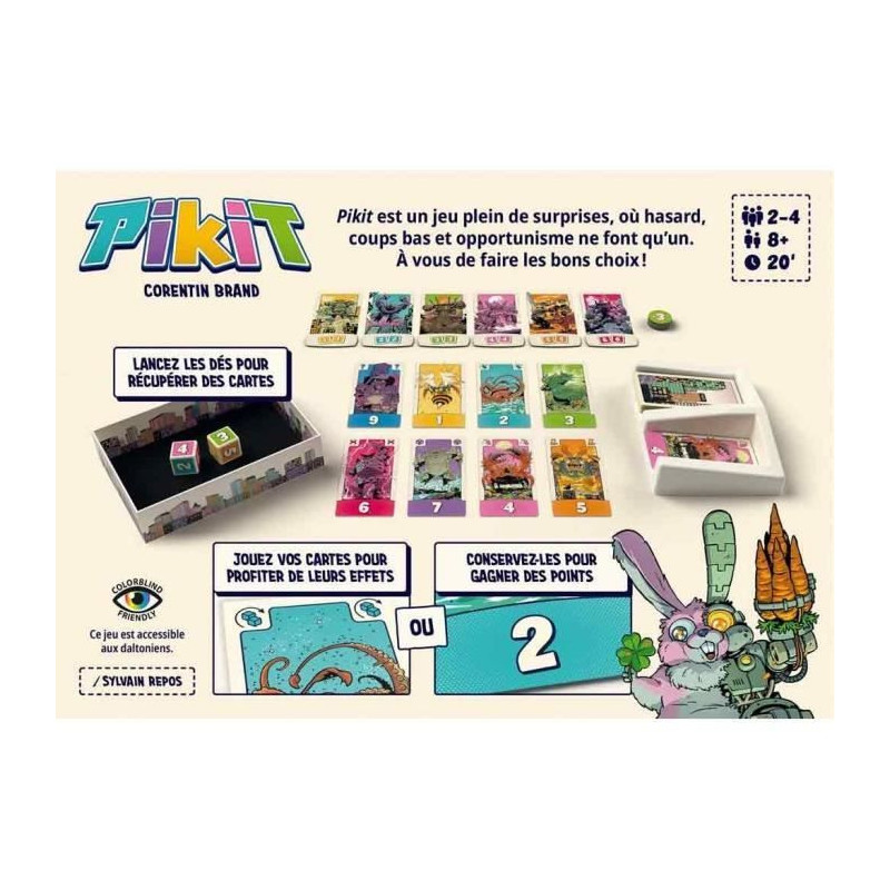 Board Game - Pikit - Kaijus vs Mechas - Strategic - Exciting