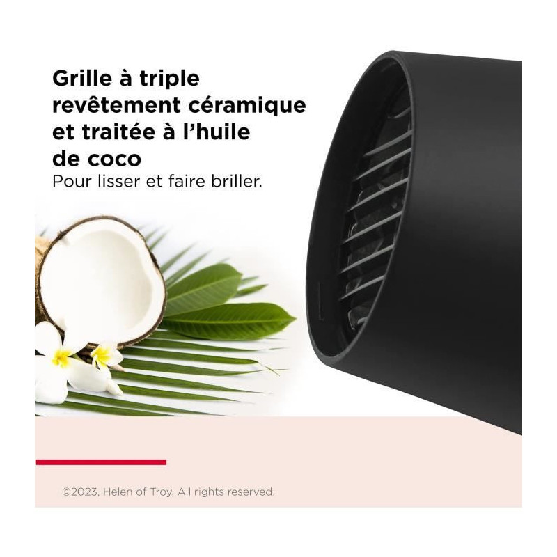 Smooths Smoothstay Revlon RVDR5317 - Infused with coconut oil + volumm