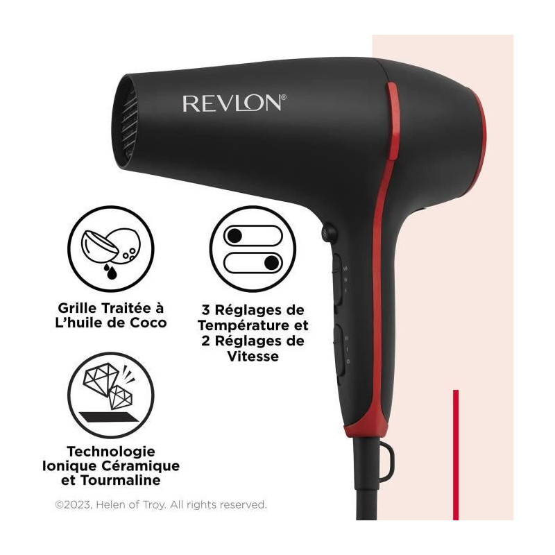 Smooths Smoothstay Revlon RVDR5317 - Infused with coconut oil + volumm