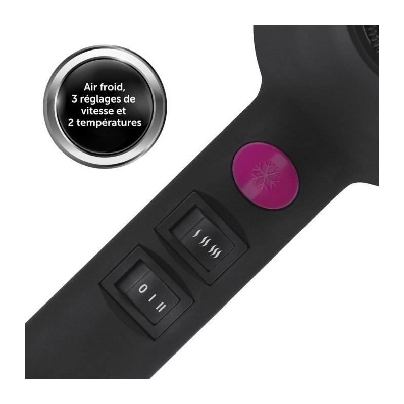 Hairdryer - REVLON - RVDR5251E - Perfect Heat - 2000 W - AC motor - 2