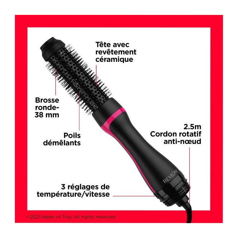 Drying and styling brush - REVLON - RVDR5292E - One Step Style Booster