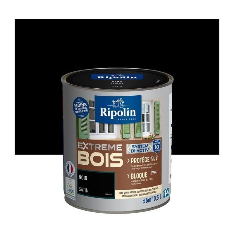 RIPOLIN Satin Wood Paint High Protection 10 years which Protects and M
