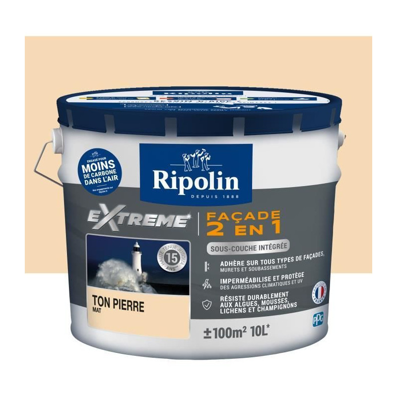 RIPOLIN EXTREME PROTECTION FACADE STONE TONE Matte 10 L