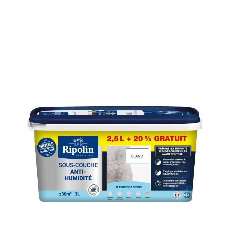RIPOLIN Anti-Humidity Undercoat to Prepare Your Damp Surfaces Before P
