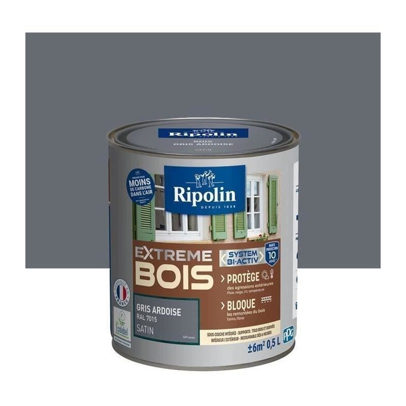 RIPOLIN Satin Wood Paint High Protection 10 years which Protects and M