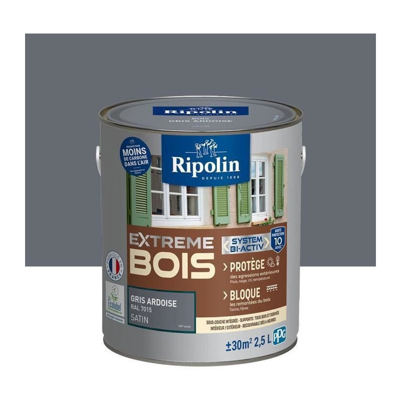 Wood Paint - Interior/Exterior - RIPOLIN - Ultra-covering - Weather, U