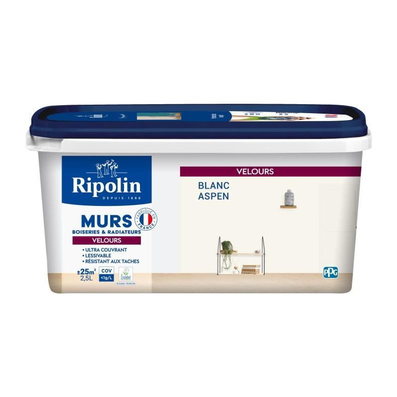 Decorative paint for walls, woodwork & radiators - RIPOLIN - 447161 -