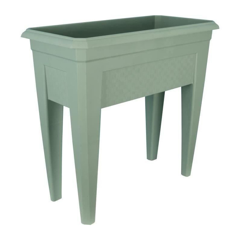 Izigarden flower bin 60 cm - 50% recycled - Green clay