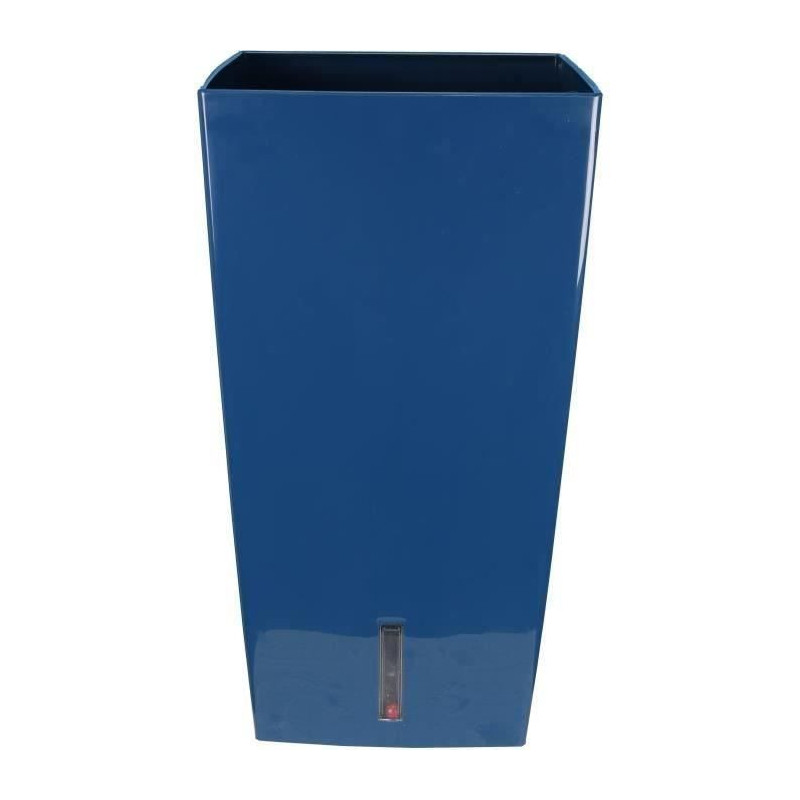 RIVIERA EVA NEW HAUT square flower box - Plastic - 52x52 cm - Blue