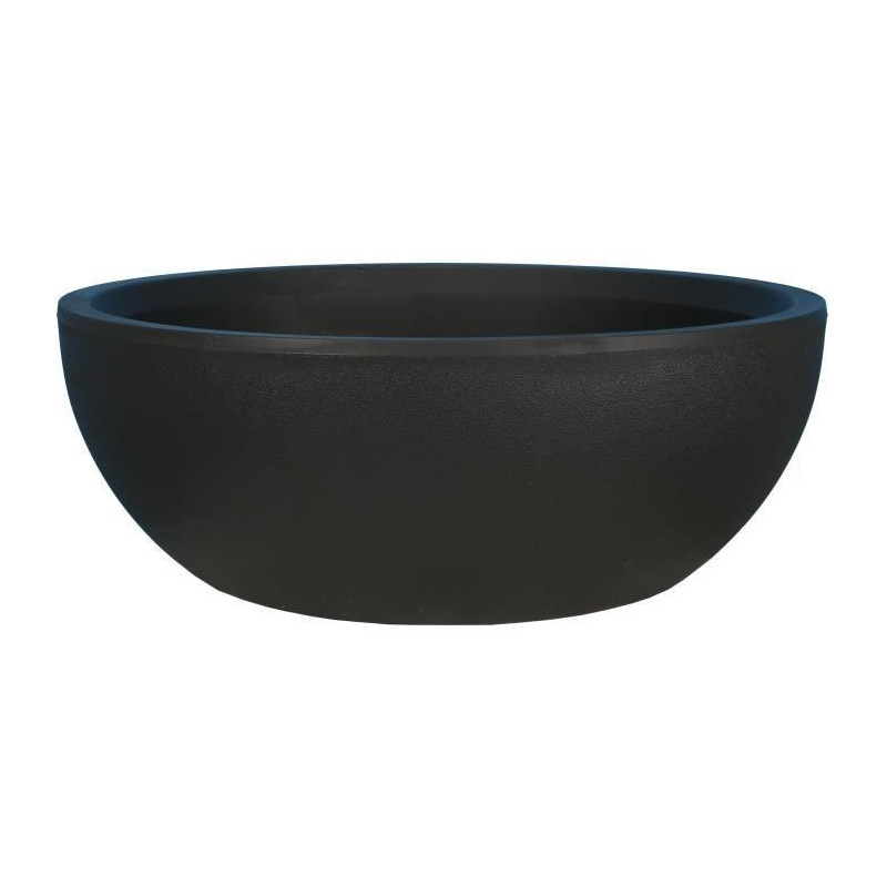 Riviera - Flower pot cut - Granite D40 - Black
