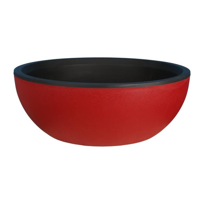 RIVIERA - Flower pot cut - Granite D40 - Red