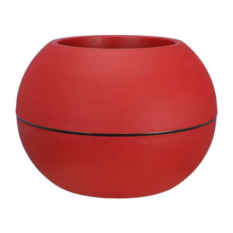 RIVIERA - BALL FLOWER POT - D40 - Red