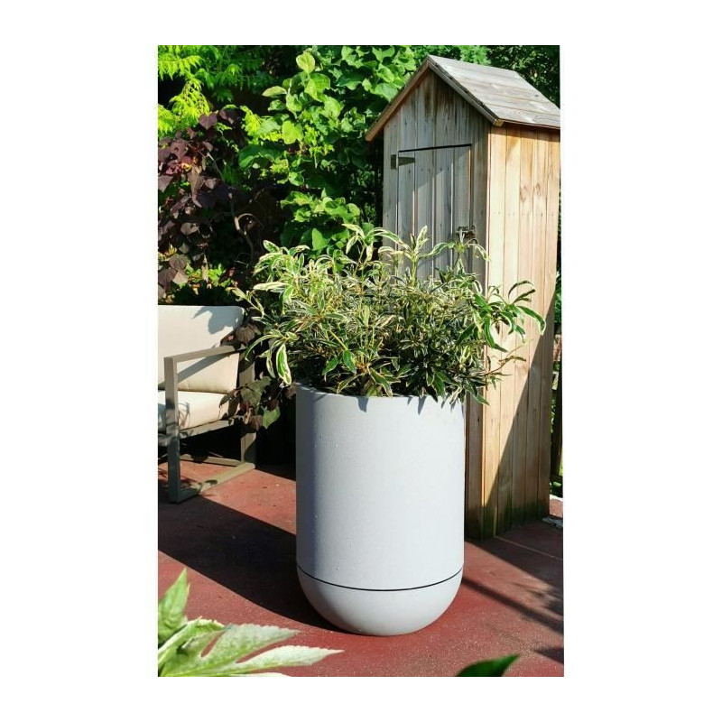 RIVIERA - Tulip flowerpot - granite D40 - stone