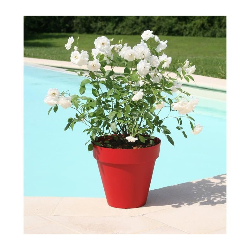 Riviera SOLEILLA FLOWER POT - Ø 39.2 x 35.8 cm - Red