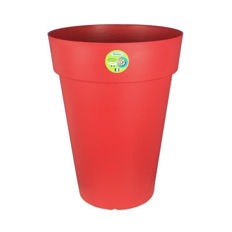 RIVIERA Soleilla flower pot - Round - Ø 50 x 66 cm - Red