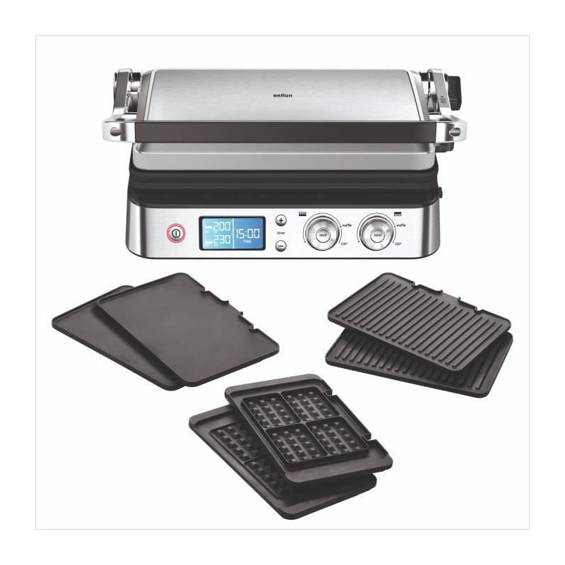 Multifunction grill - BRAUN - Multi Pro 9 - 2000 W - 3 heating positio