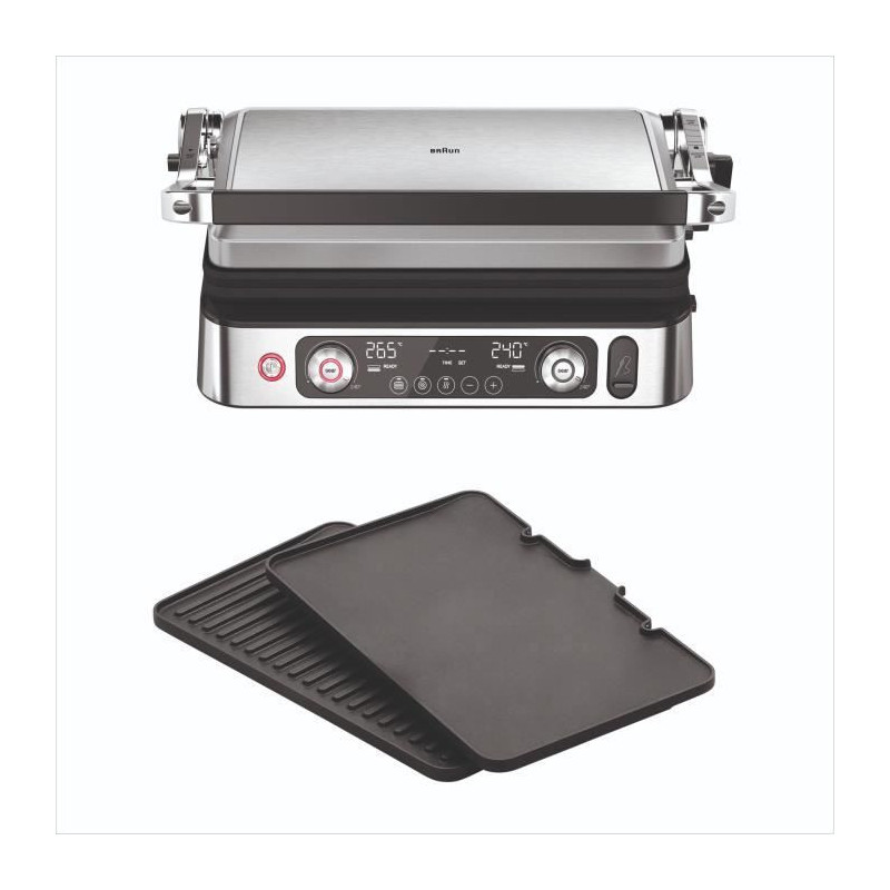 Multifunction grill - BRAUN - Multi Grill 9 Pro - 2200 W - 3 heating p