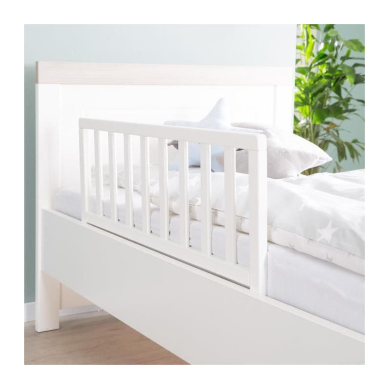 ROBA Wooden Bed Rail 90 cm - Safe Fall Protection for Babies and Child
