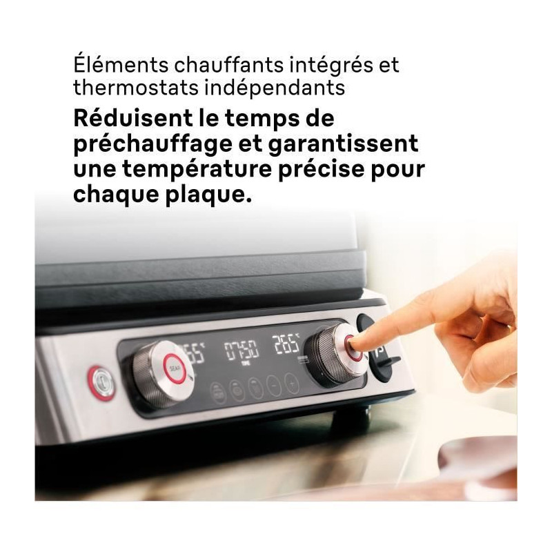Multifunction grill - BRAUN - Multi Grill 9 Pro - 2200 W - 3 heating p