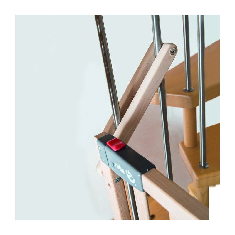 ROBA Safety Up Baby Safety Gate for Stairs - Width from 93.5 to 120.5