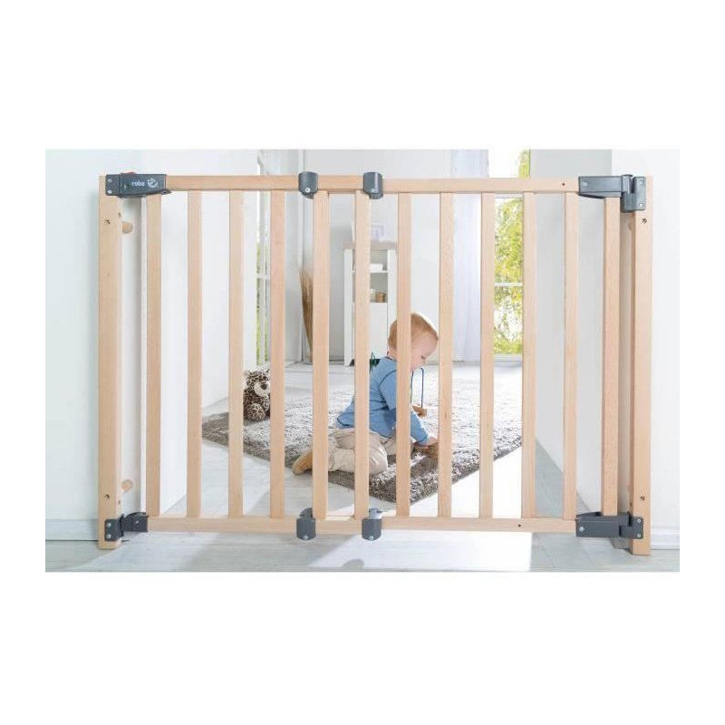 Safety Up Baby Safety Gate for Door - ROBA - Adjustable Width from 70
