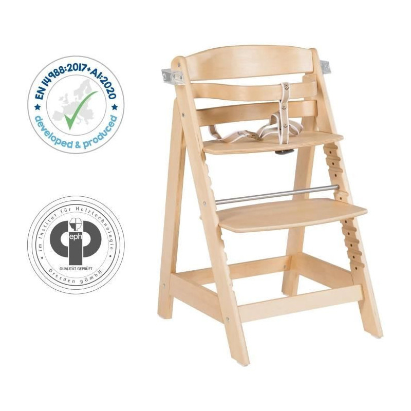 High chair - ROBA - SIT UP CLICK & FUN - Removable meal tray - Adjusta