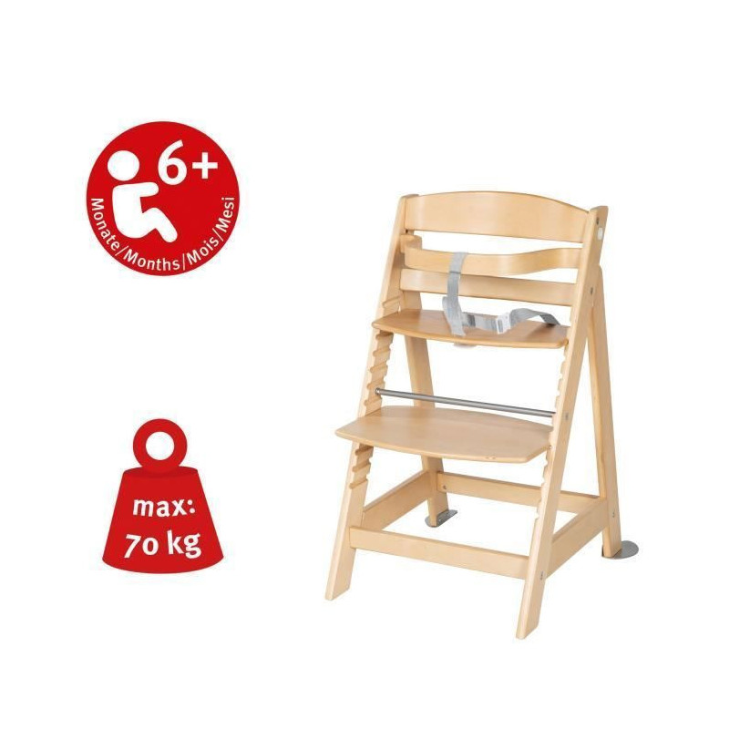 ROBA Born Up 2 in 1 High Chair + Reclining Bouncer - Sternenzauber - F