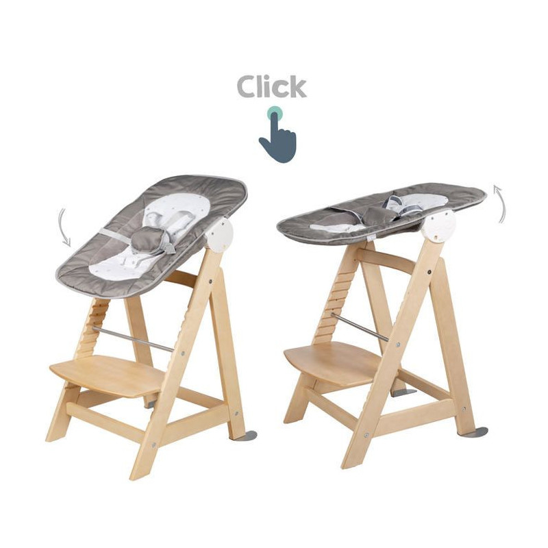 ROBA Born Up 2 in 1 High Chair + Reclining Bouncer - Sternenzauber - F