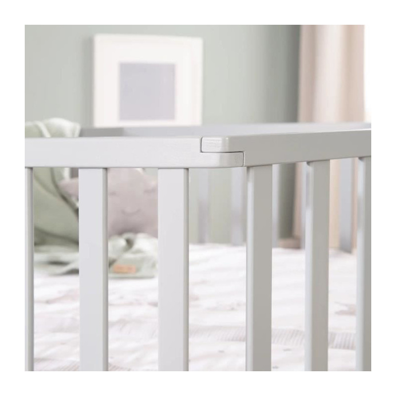 ROBA Hegaxonal Playpen - Padded Cover - Elephant Pattern - 6 Braked Wh